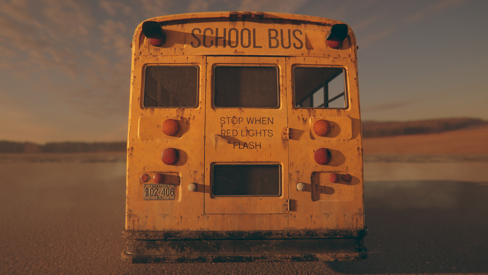 HQ RETRO SCHOOL BUS