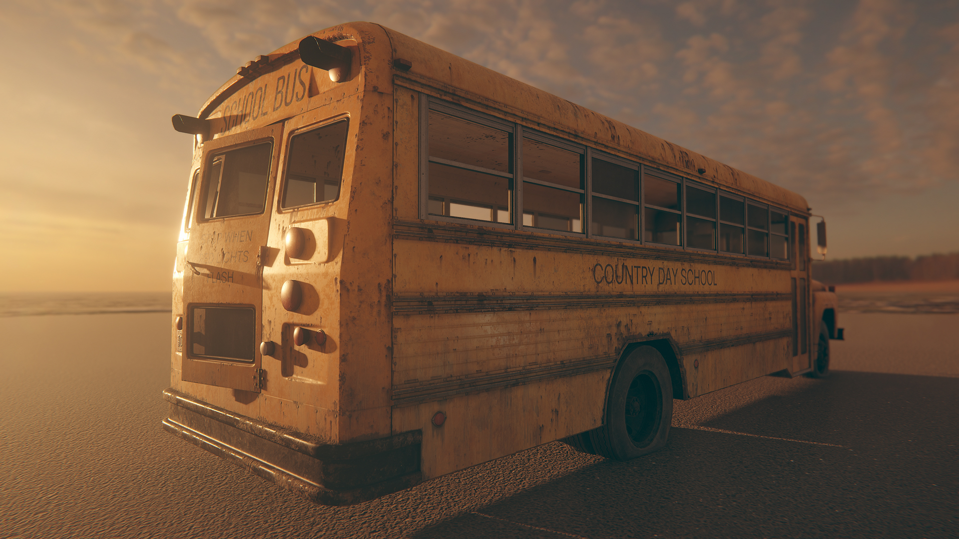 HQ RETRO SCHOOL BUS