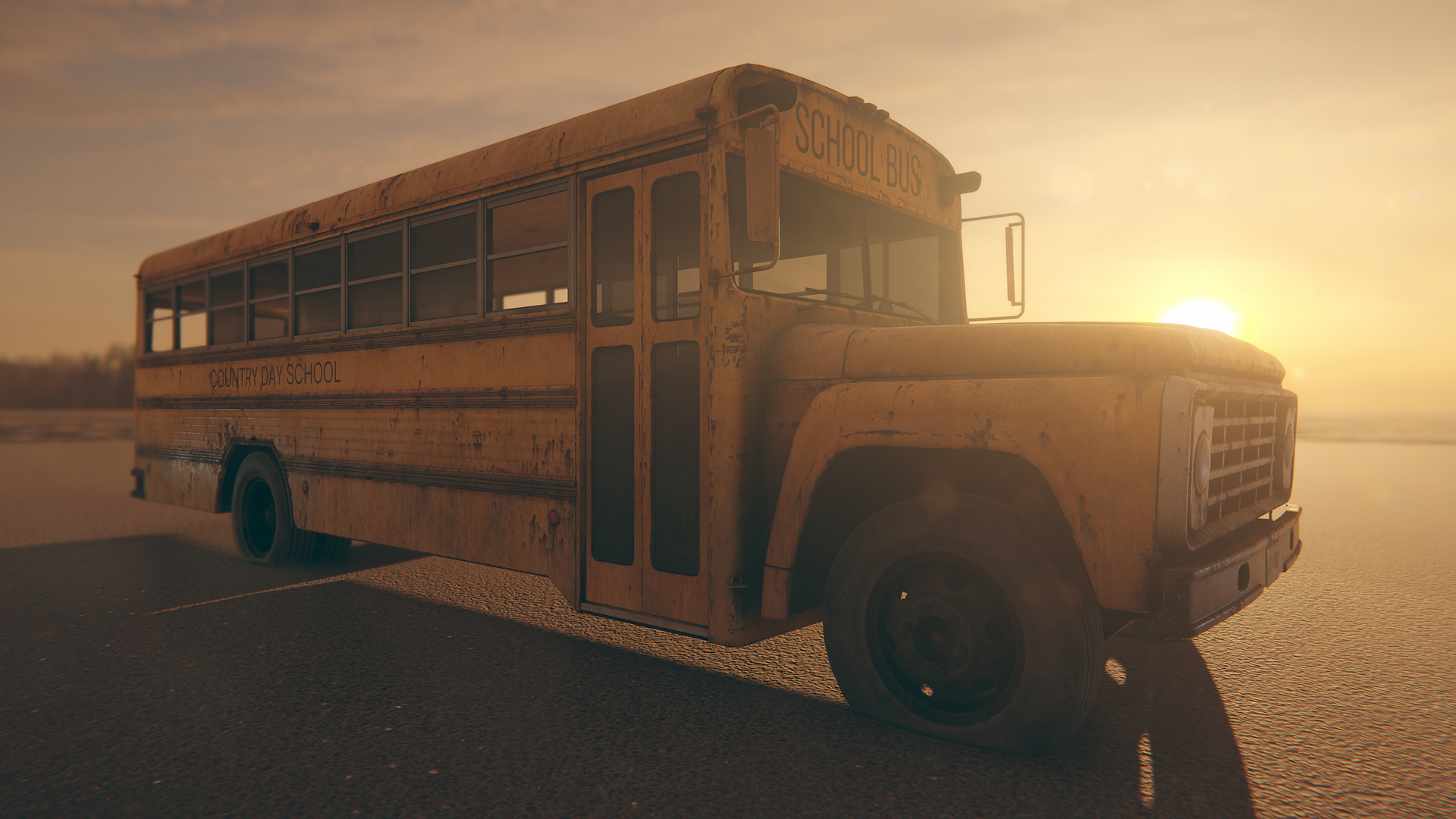 HQ RETRO SCHOOL BUS