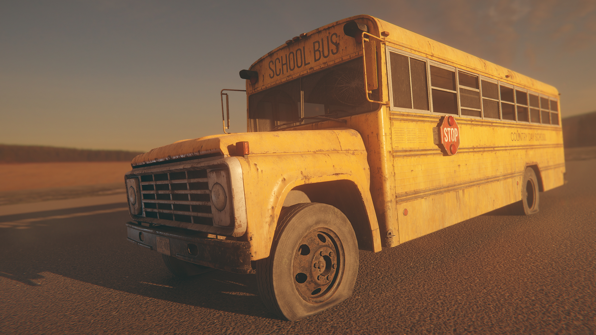 HQ RETRO SCHOOL BUS