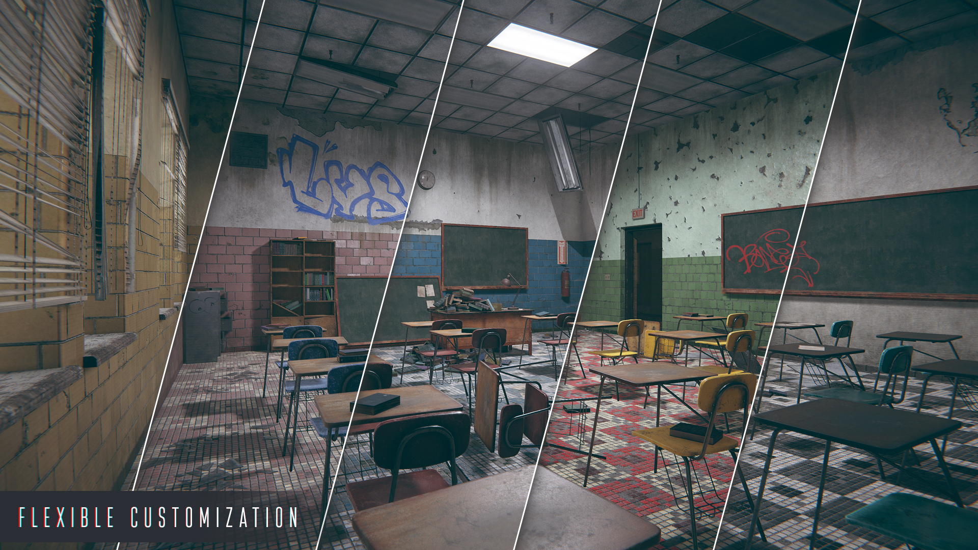 HQ Abandoned School (modular)