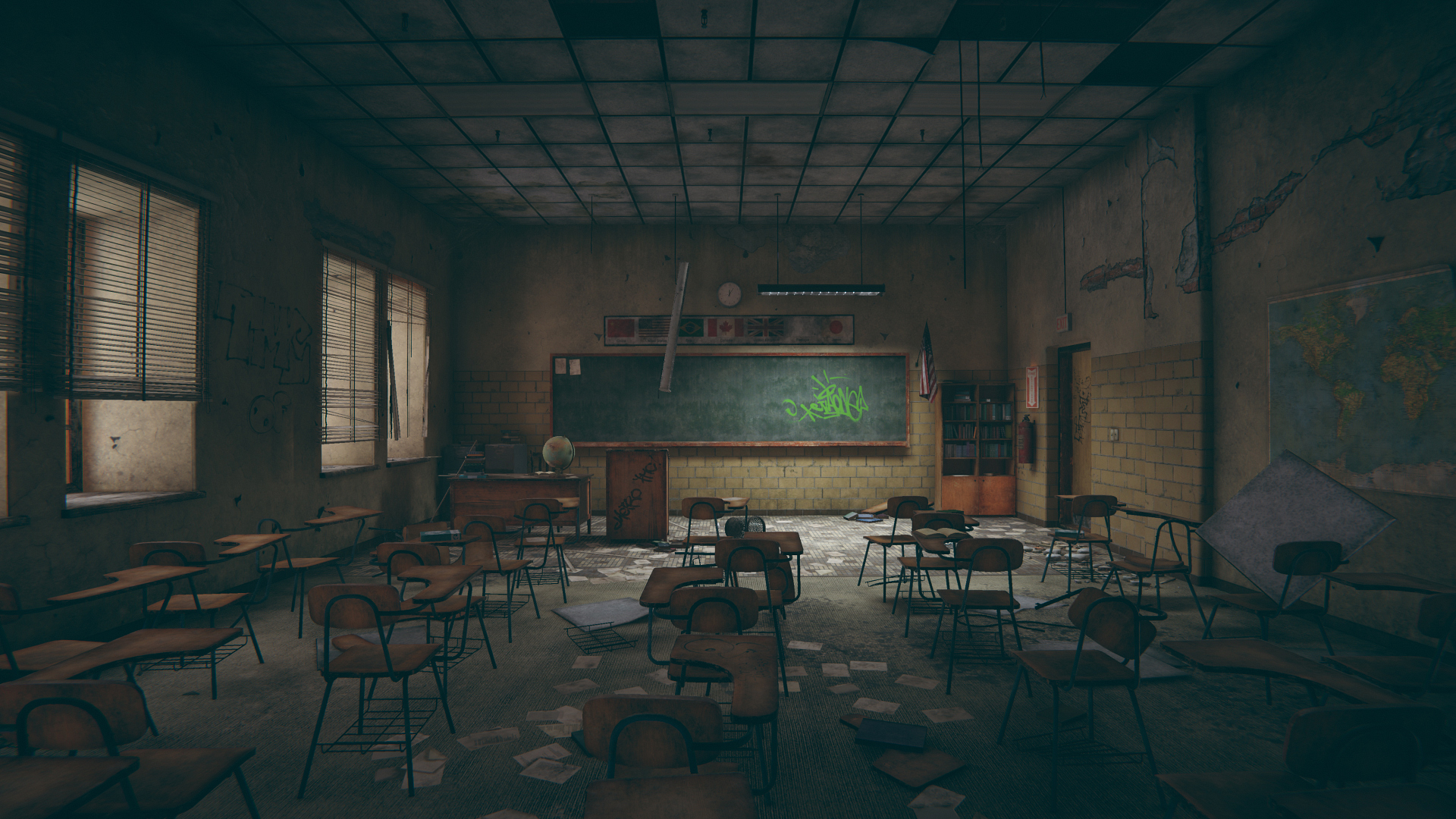 HQ Abandoned School (modular)
