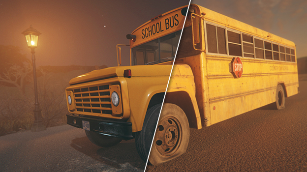 HQ RETRO SCHOOL BUS