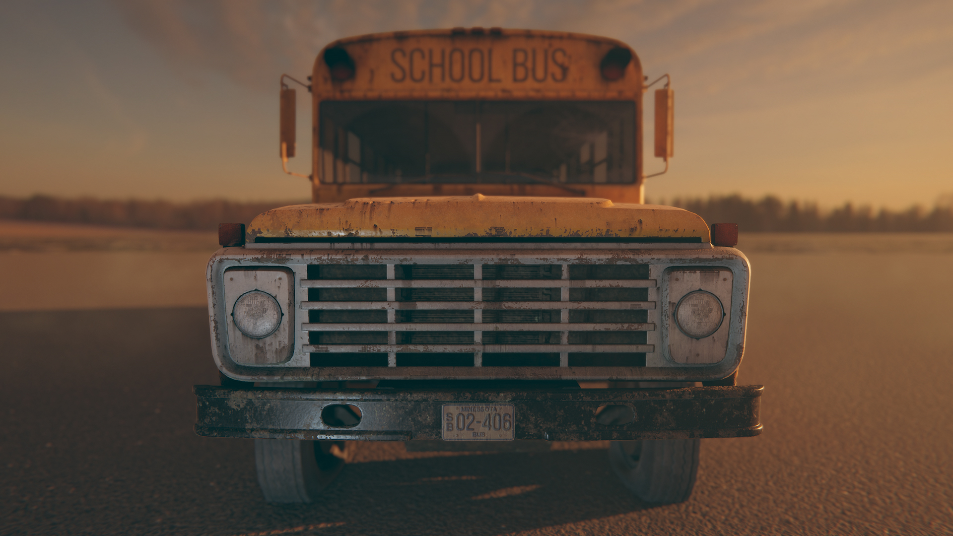 HQ RETRO SCHOOL BUS