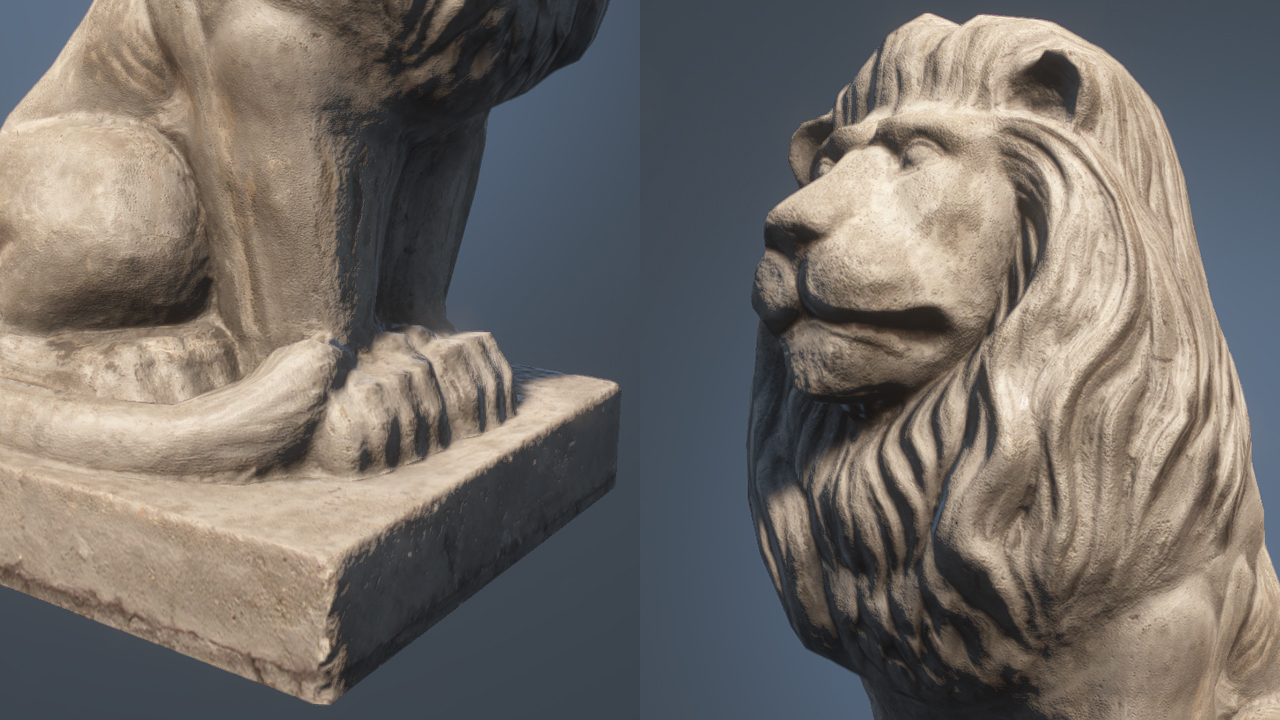 HQ LION STATUE FREE